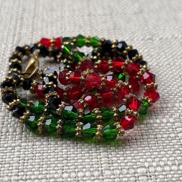 Women Necklace Mala Multi Color Beads Wrap Bracelet Multi Use Jewelry - Picture 9 of 9